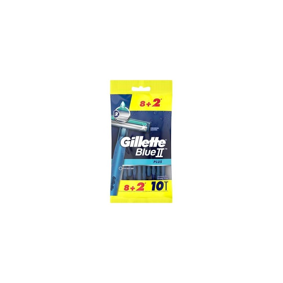 Gillette Bii Plus Disposable Sensitive 10's